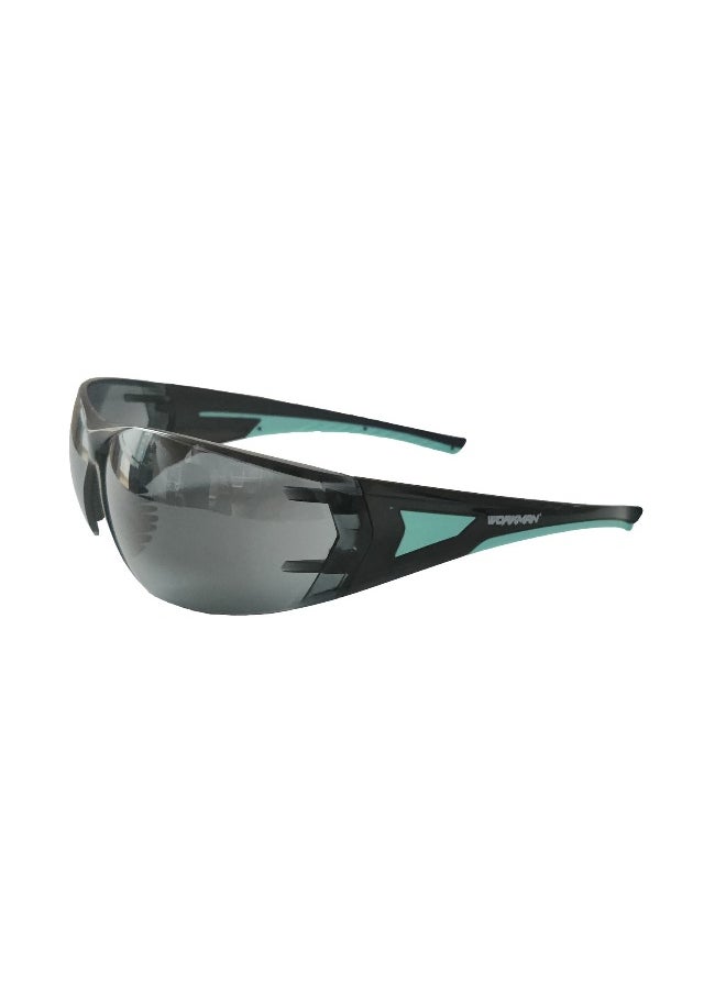 Workman - Work | Pack of 1MAN SG-71061A Safety Goggles with Smoked Lens | Lightweight, Scratch & Impact Resistant | Safety Glasses for Multipurpose Use for Pollution, Dust, Riding & Construction Work | Pack of 1 - Image 1