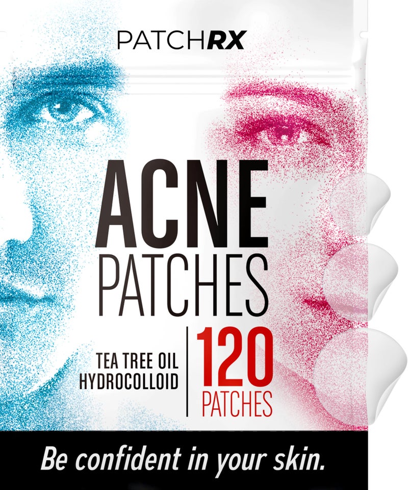 BASIC CONCEPTS Pimple Patches for Face (120 Pack), Hydrocolloid Patch with Tea Tree Oil - Pimple Patch Zit Patch and Pimple Stickers - Hydrocolloid Acne Patches for Face - Zit Patches -Blemish Patches - Image 1
