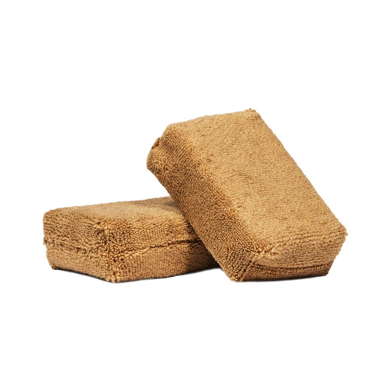 Chemical Guys Workhorse Premium Microfiber Applicator, Tan - Image 3