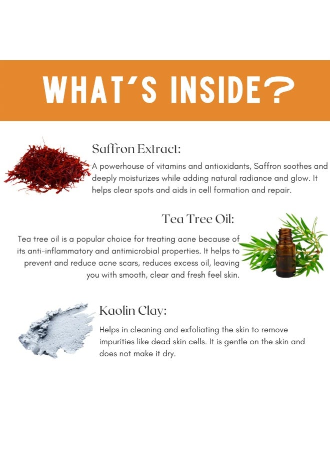 Skin Secrets De-Tan Pack for Instant Tan Removal & Sun Damage Protection with Saffron Extract (50gm) - Image 3