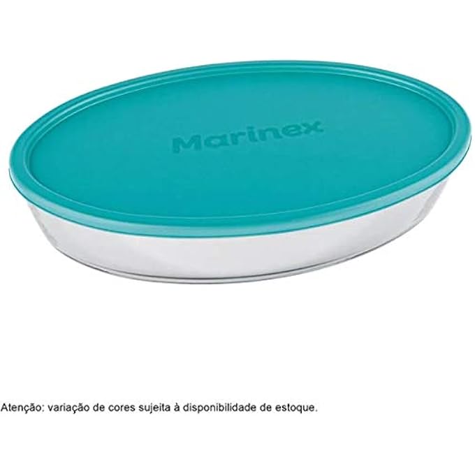 Marinex Medium Oval Glass Roaster With Plastic Lid 32L  Durable HeatResistant Bakeware DishTransparent OvenSafe Oval Roasting  Baking Dish Microwave Freezer  Dishwasher Safe - Image 2