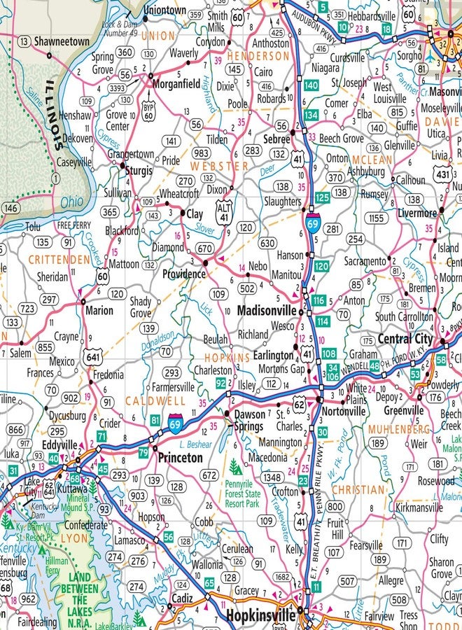 Rand McNally Easy to Fold: Kentucky Laminated Map - Image 5