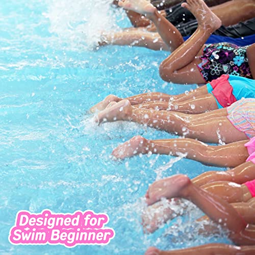 MoKo Swim Kickboard Cartoon Mermaids Swimming Training Kick Board Pool Exercise Equipment Promote Natural Swimming Position Water Fun Tool for Kids Star Mermaid Pink - Image 3