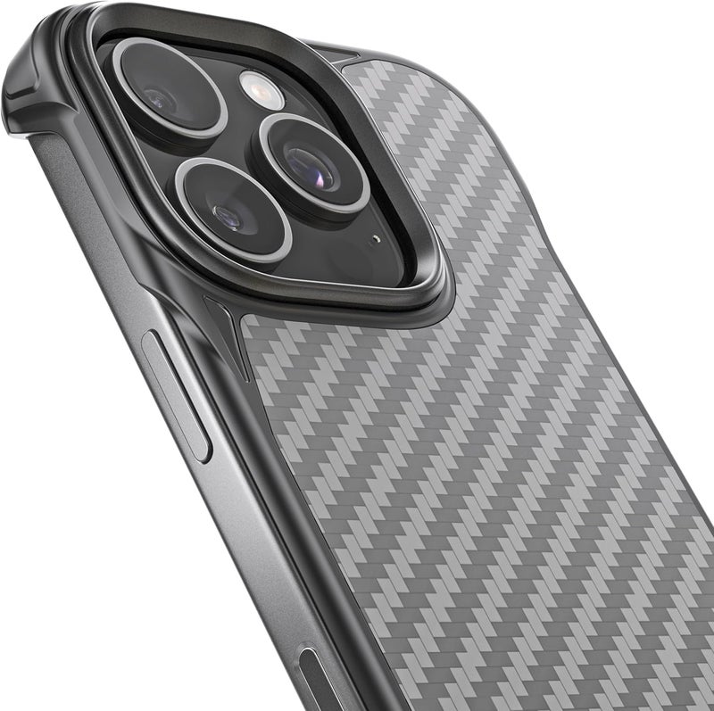 Rebel Phone Case for iPhone 16 Pro [Flex Series] Exposed Sides for Comfort, Aramid Fiber, Strong MagSafe Compatible, Shockproof, Metal Lens, Protective Frameless Design, 6.3 Inch 2024 (Flex) - Image 5