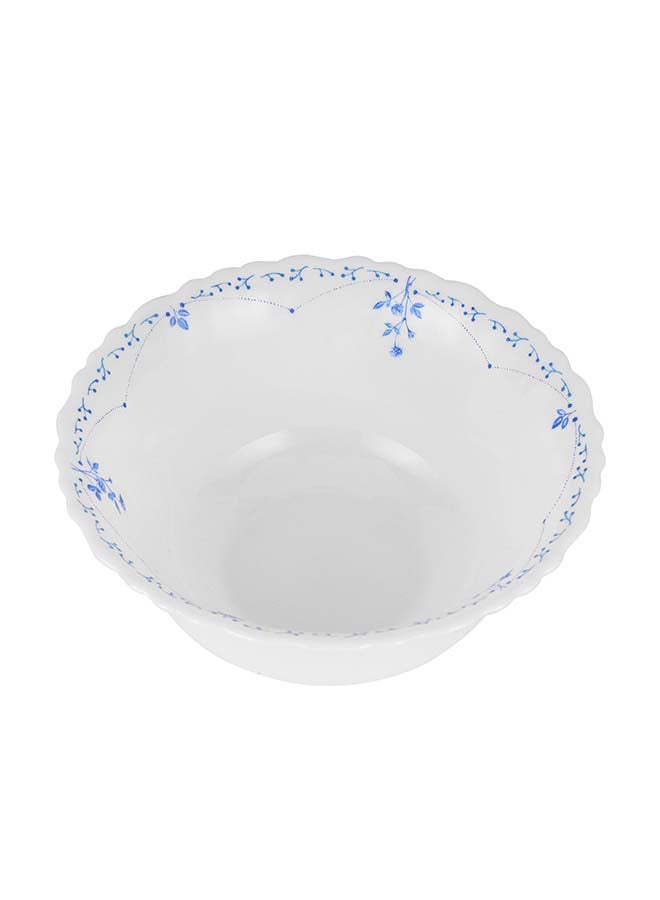 Royalford 6" Opalware Soup Bowl- RF12236 White Bowl with Elegant Floral Print| Non-Toxic and Hygienic, Food-Grade Material| Dishwasher and Microwave Safe Multicolor 6inch - Image 3
