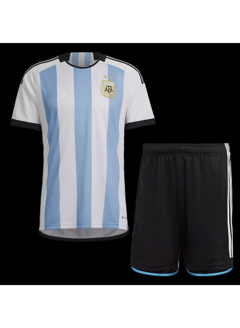 DubaiGallery - Argentina Home Jersey Kit 2022 (Jersey+Shorts) - Image 1
