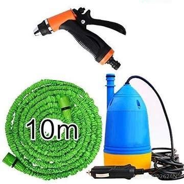 FosCadit Portable High Pressure Automatic car Washer with Water Spray Gun Special Hose Pipe Submersible Pumps Multicolor - Image 1