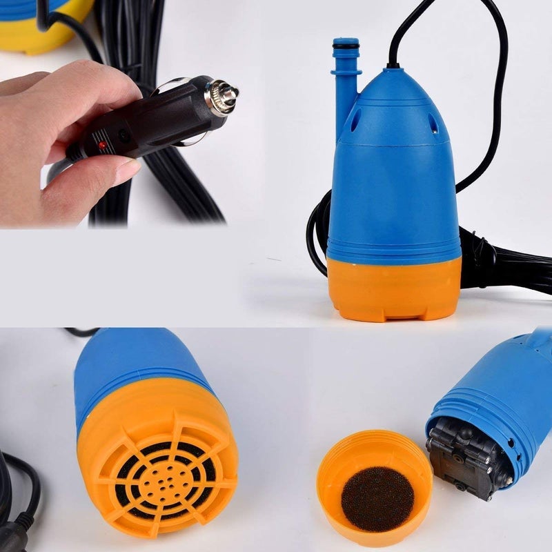 FosCadit Portable High Pressure Automatic car Washer with Water Spray Gun Special Hose Pipe Submersible Pumps Multicolor - Image 5