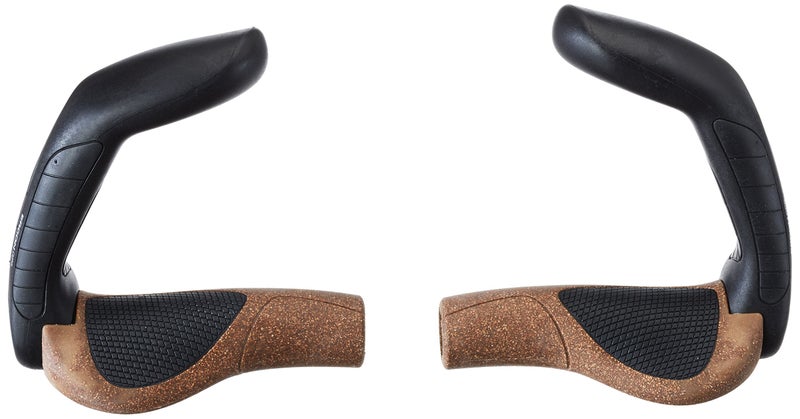 Ergon Gp5-L Biokork Grip: Large Black/Tan