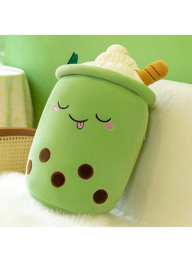 xozgdovg Cute Cartoon Pearl Milk Tea Cup Plush Pillow Toy 