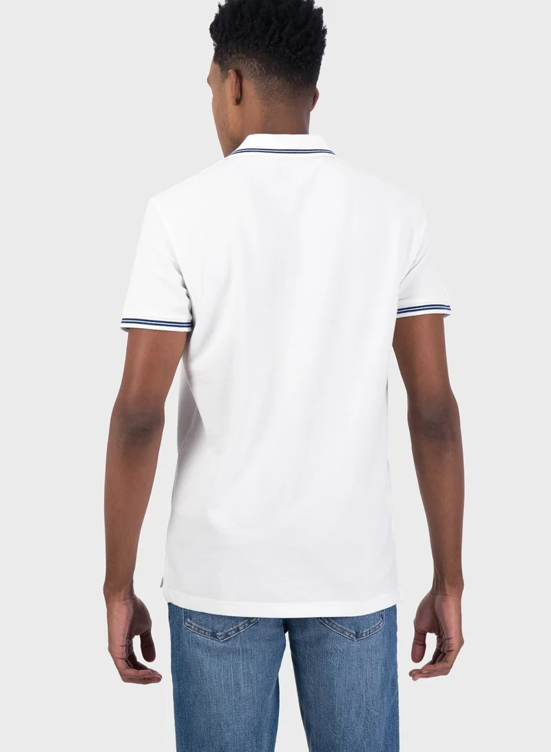 American Eagle Logo Pique Polo