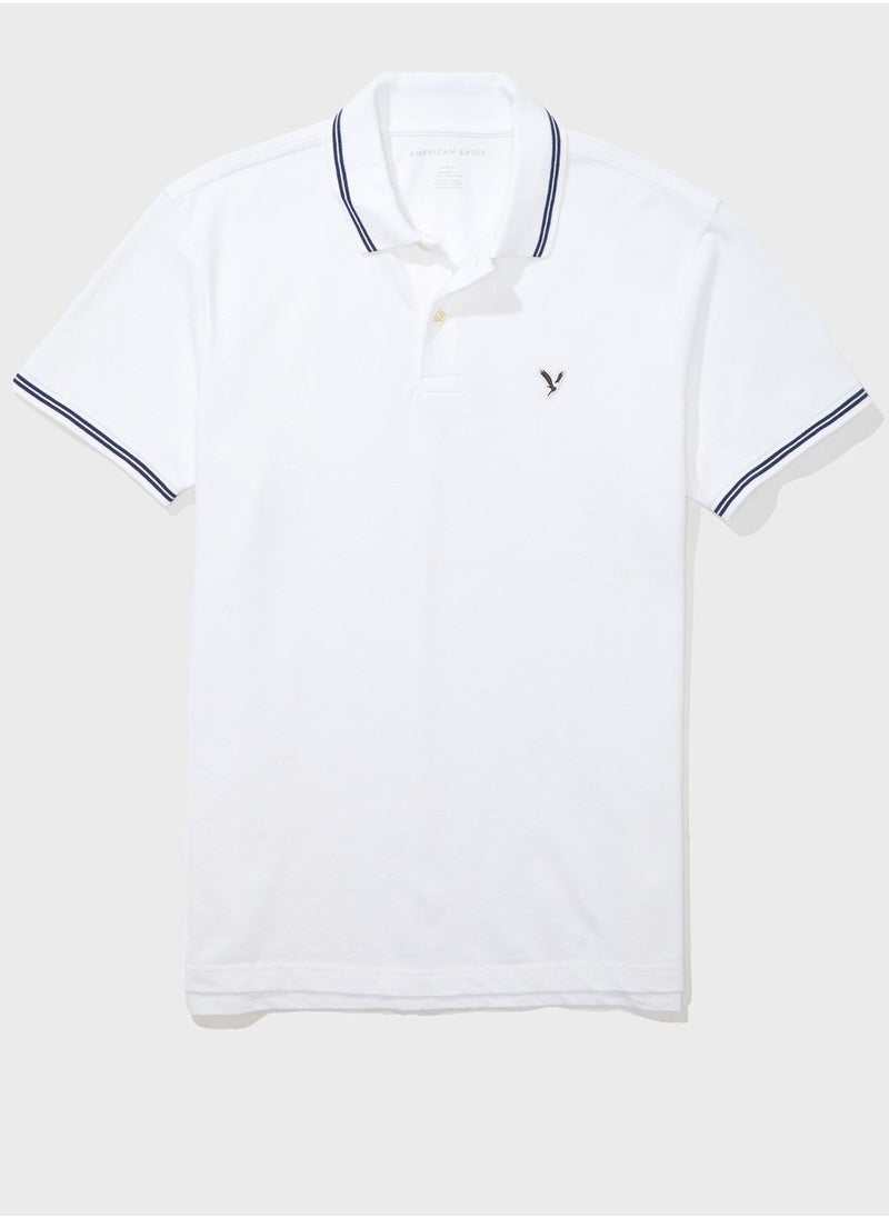 American Eagle - Logo Pique Polo - Image 1