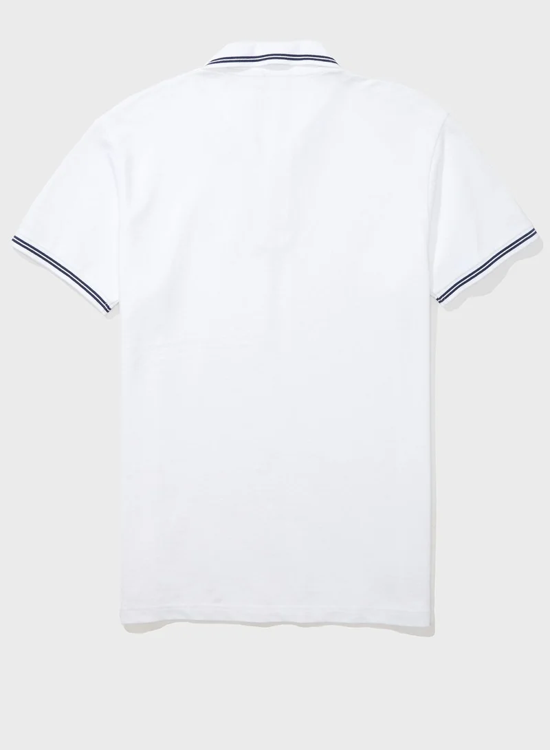 American Eagle Logo Pique Polo