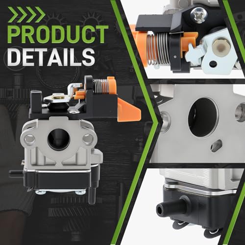 Carbbia Carburetor For Homelite for Ryobi Rotary Valve 308028001 308428002 985892001 985893001 For Stens 615737 For WYC-12-1 WYC-3 WYC-3-1 WYC-9-1 RY08510 RY08570 RY60511A RY60511B RY60512 - Image 2