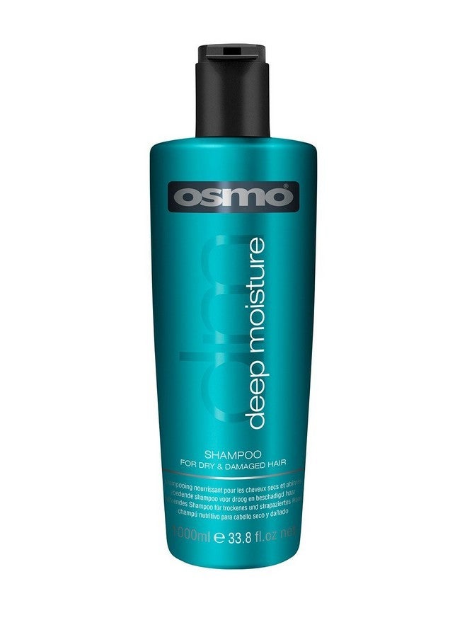 Osmo Deep Moisture Shampoo to Quench Your Hair with a Drench of Moisture, Tame Fiz and Smooth Your Hair with Ylang Ylang, Patchouli Oil and Panthenol Pro Vitamin B5, 1000ml - Image 1