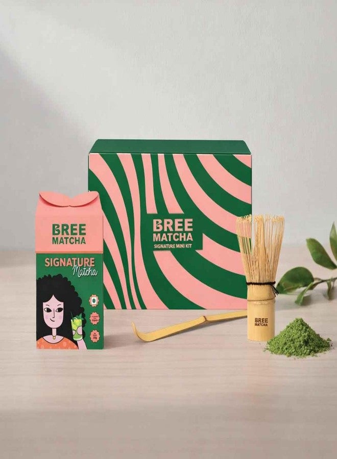 Bree Matcha Mini Kit | Signature Matcha Powder 30gm, 1 Whisker and 1 Spoon | Instant Mood Booster | Japanese Matcha for Daily Use | Perfect for Gifting. - Image 3