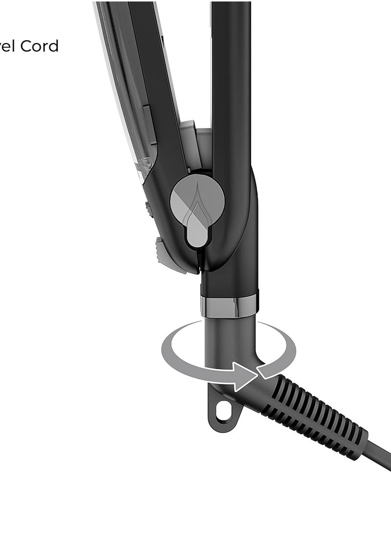 Rush Brush X6 Straightener Black 235°C Steam Auto Shutoff Wide Tourmaline Ceramic Plates  - Image 3