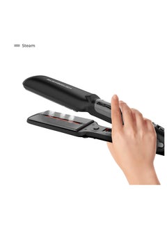 Rush Brush X6 Straightener Black 235°C Steam Auto Shutoff Wide Tourmaline Ceramic Plates  - Image 4