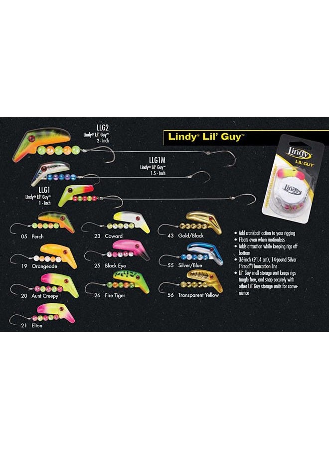 LINDY Lil' Guy Walleye Fishing Rigging - Adds Crankbait-Style Action and Floatation to Lindy Rigs 2 Inch - Image 2