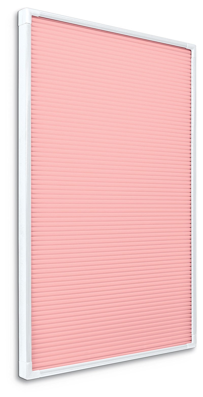 MooreCo Essential Letter Board, White Frame Pink Face, 18" x 12"W (84254) - Image 4