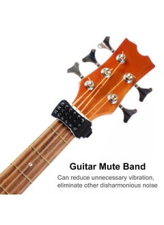 Guitar String Dampener Muter Pure Cotton Guitar Fretboard Wrap Electric Bass String Mute Band Black (20cm/7.9in) - pzsku/Z0E3AE5238C792AD65C7BZ/45/_/1732166804/8a94237b-139c-4957-b27b-415cec4f3a70