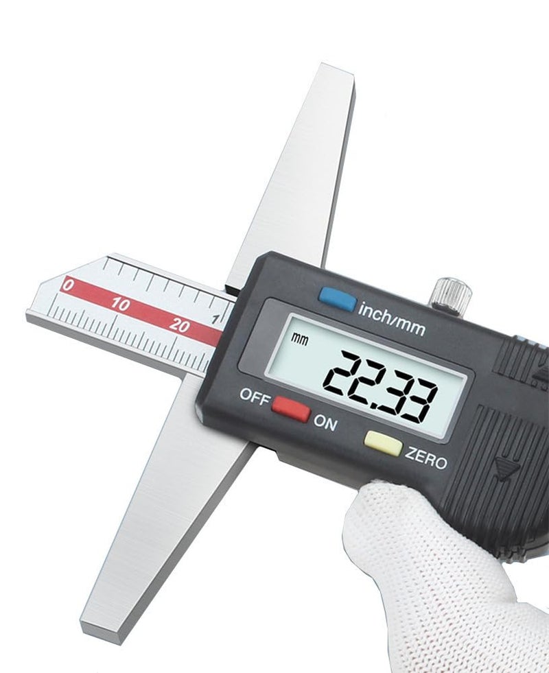 GLTL General Tools Depth Gauge Vernier Caliper,0-6"/150mm,0-8"/200mm,0-12"/300mm (Digital 0-150mm) - Image 4