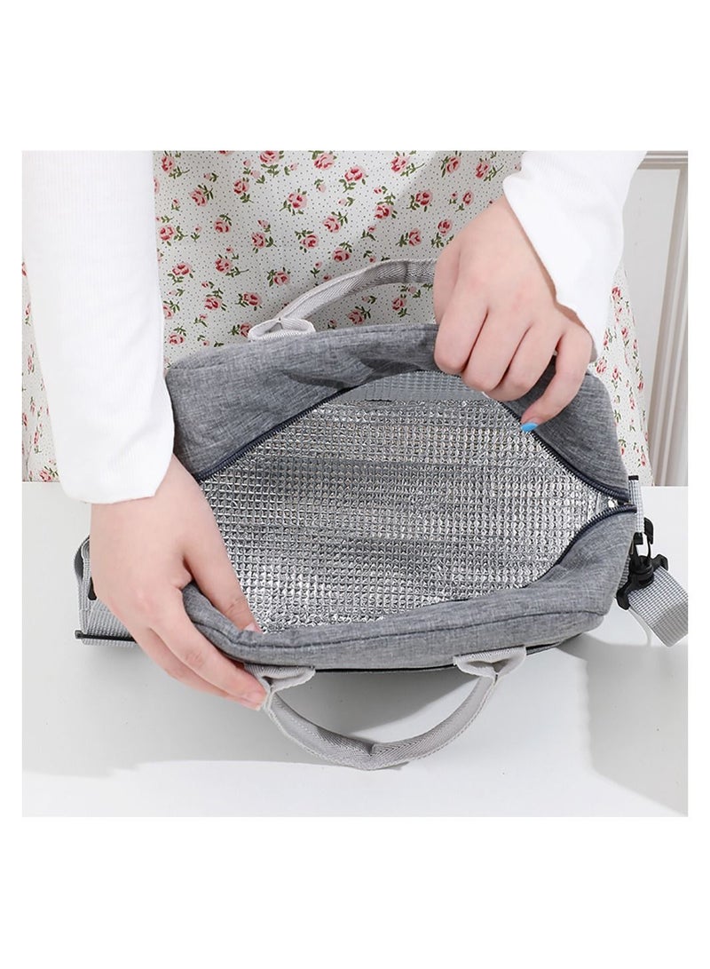 Eazy Kids Insulated Lunch Bag- Grey - Image 3