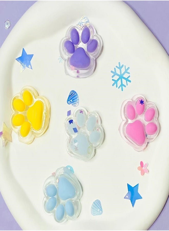 squishy 10 PCS Cat Paw Squishy Taba Squishy Paw Squishy Paw Stress Relief Toy small size  - Image 2