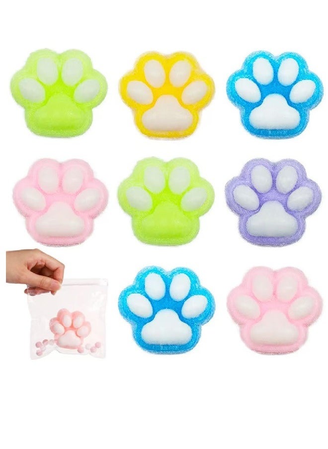 squishy 10 PCS Cat Paw Squishy Taba Squishy Paw Squishy Paw Stress Relief Toy small size  - Image 3