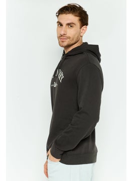LEE Men Hooded Legendary Sweatshirt, Washed Black  - Image 3