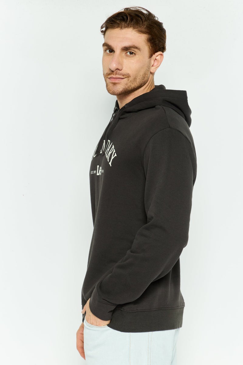 LEE Men Hooded Legendary Sweatshirt, Washed Black - Image 3
