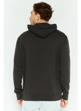 LEE Men Hooded Legendary Sweatshirt, Washed Black  - Image 4