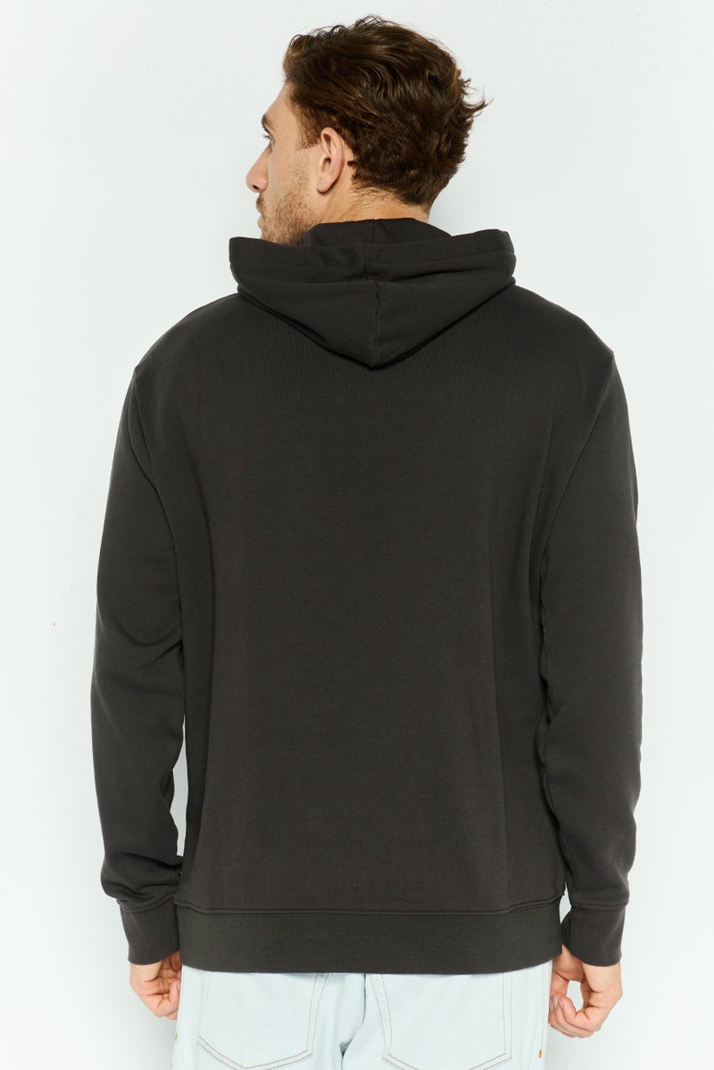 LEE Men Hooded Legendary Sweatshirt, Washed Black - Image 4