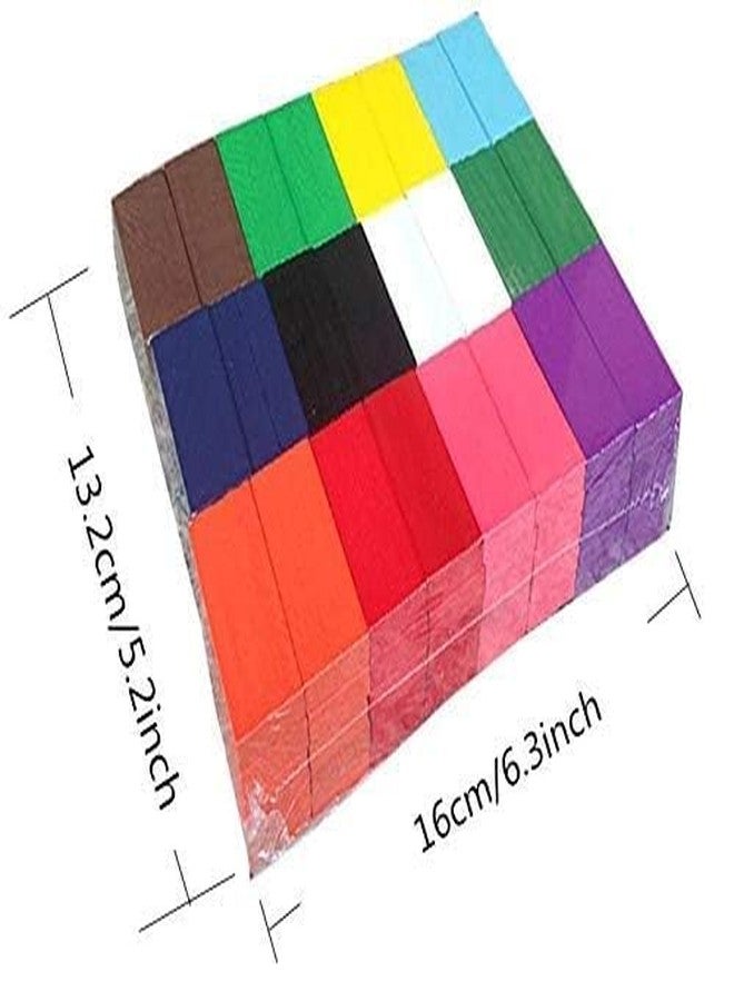 Aakrivaa,12 Colors Bulk Wooden Dominoes - Building Block, Super Domino Blocks,Tile Game Racing Educational Toy for Kids Birthday Party Favor 120 PCS - Image 4