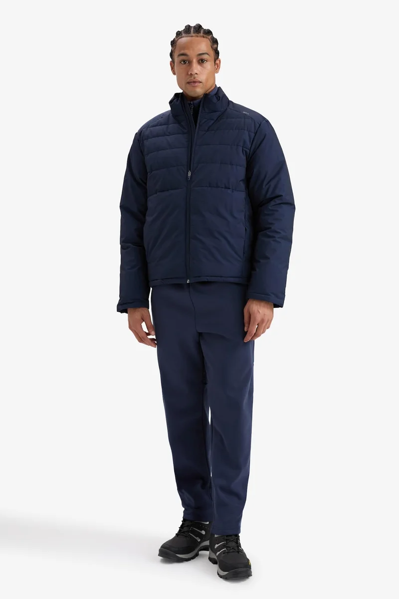 Defacto  DeFactoFit Regular Fit Zippered Waterproof Puffer Jacket for Men | Best Price UAE
