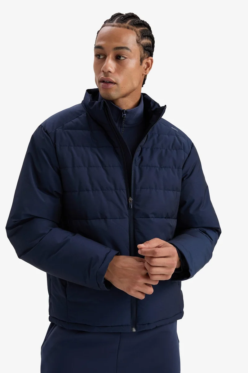 Defacto  DeFactoFit Regular Fit Zippered Waterproof Puffer Jacket for Men | Best Price UAE