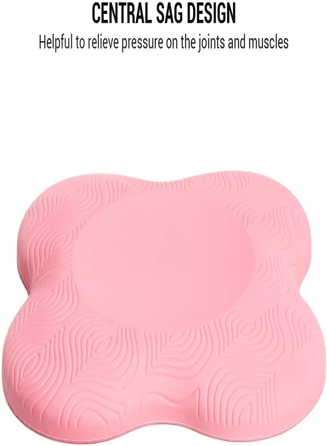 kartfury Yoga Knee Pad Cushion Extra Thick for Knees Elbows Wrist Hands Head Foam Yoga Pilates Work Out Kneeling pad (Pink) - Image 3