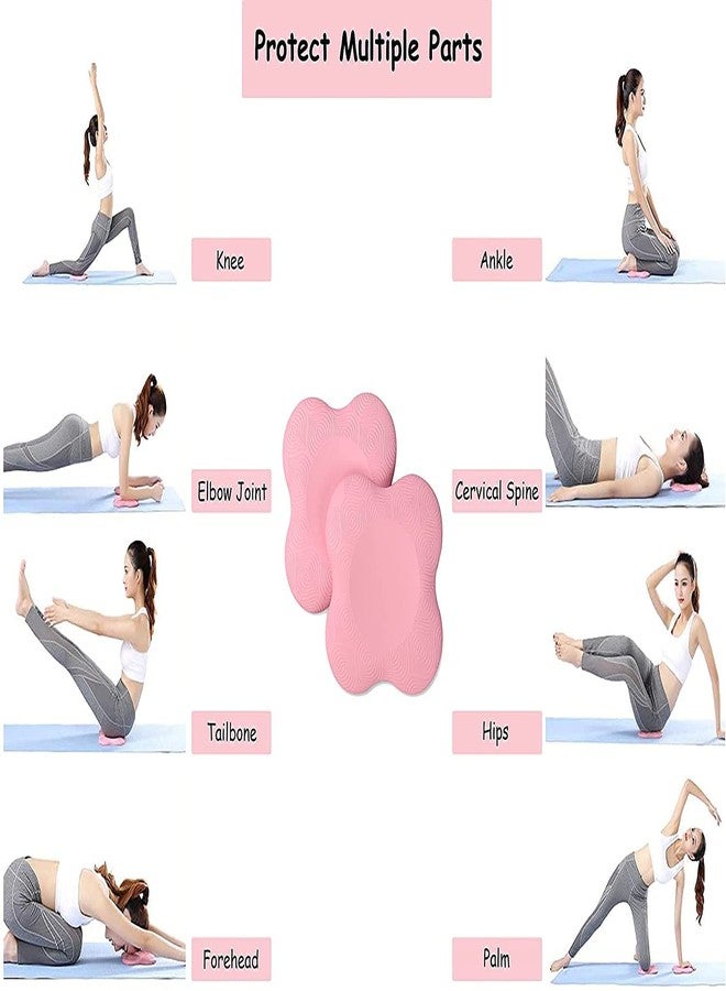 kartfury Yoga Knee Pad Cushion Extra Thick for Knees Elbows Wrist Hands Head Foam Yoga Pilates Work Out Kneeling pad (Pink) - Image 5