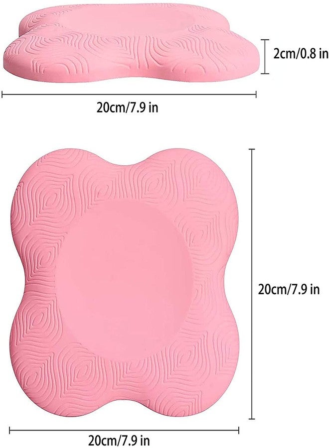 kartfury Yoga Knee Pad Cushion Extra Thick for Knees Elbows Wrist Hands Head Foam Yoga Pilates Work Out Kneeling pad (Pink) - Image 2