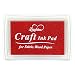 Lsushine Craft Ink Pad for Rubber Stamps Paper Wooden Fabric Scrapbooking NonToxic Finger Ink Pads for Kids Red - Image 2