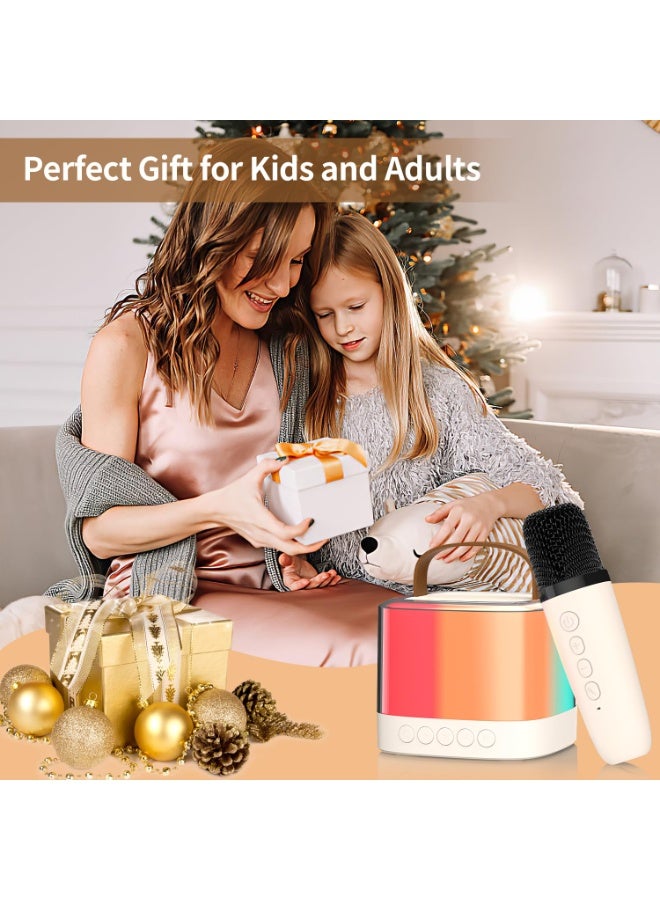 Zoook Mini Karaoke Machines for Kids Adults, Bluetooth Portable Karaoke Machine with 2 Wireless Microphones, Kids Karaoke Machines for Girls Boys Karaoke Speaker with LED Lights Toys Birthday Gifts - Image 2