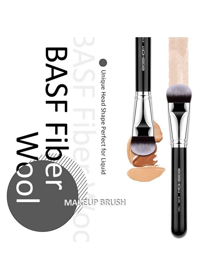 EIGSHOW Foundation Brush Pro Slanted For Liquid Mask Kabuki Brush With Fiber Unique Head Shape Perfect For Liquid Cream And Powder Buffing Blending Face Brush Foundation F625 Eigshow - Image 4