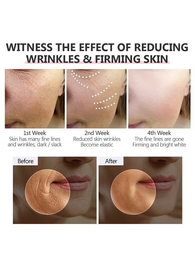 GUANJING Retinol Facial Serum,Anti Aging & firming Retinol Serum,Vitamine E & Antioxidants Hyaluronic Acid Anti-Aging Serum, Reduces Wrinkles, Fine Lines, Age Spots, Sun Spots, Anti Wrinkle Facial Serum 40ml - Image 3