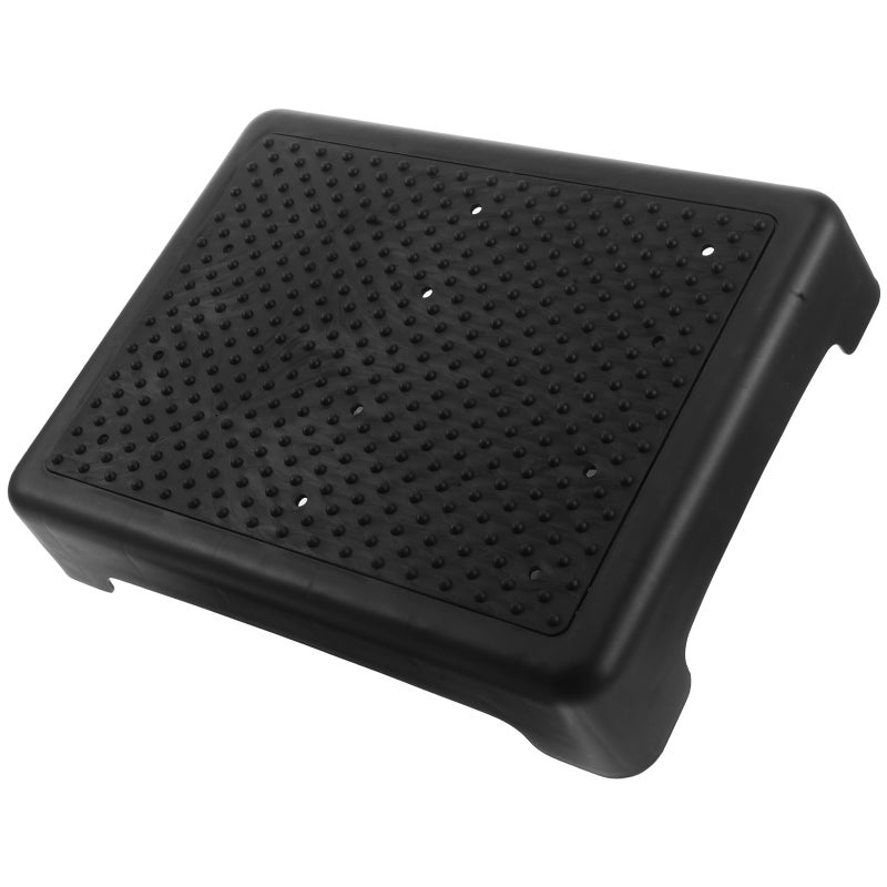 Mobility Step Stool for Adults & Seniors - Indoor/Outdoor Stairs Assist Nonskid Platform for Home Bathroom Kitchen Bedroom Office Footrest 17x13x3Inches Black - Image 1