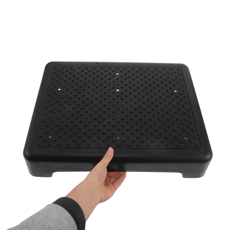 Mobility Step Stool for Adults & Seniors - Indoor/Outdoor Stairs Assist Nonskid Platform for Home Bathroom Kitchen Bedroom Office Footrest 17x13x3Inches Black - Image 3