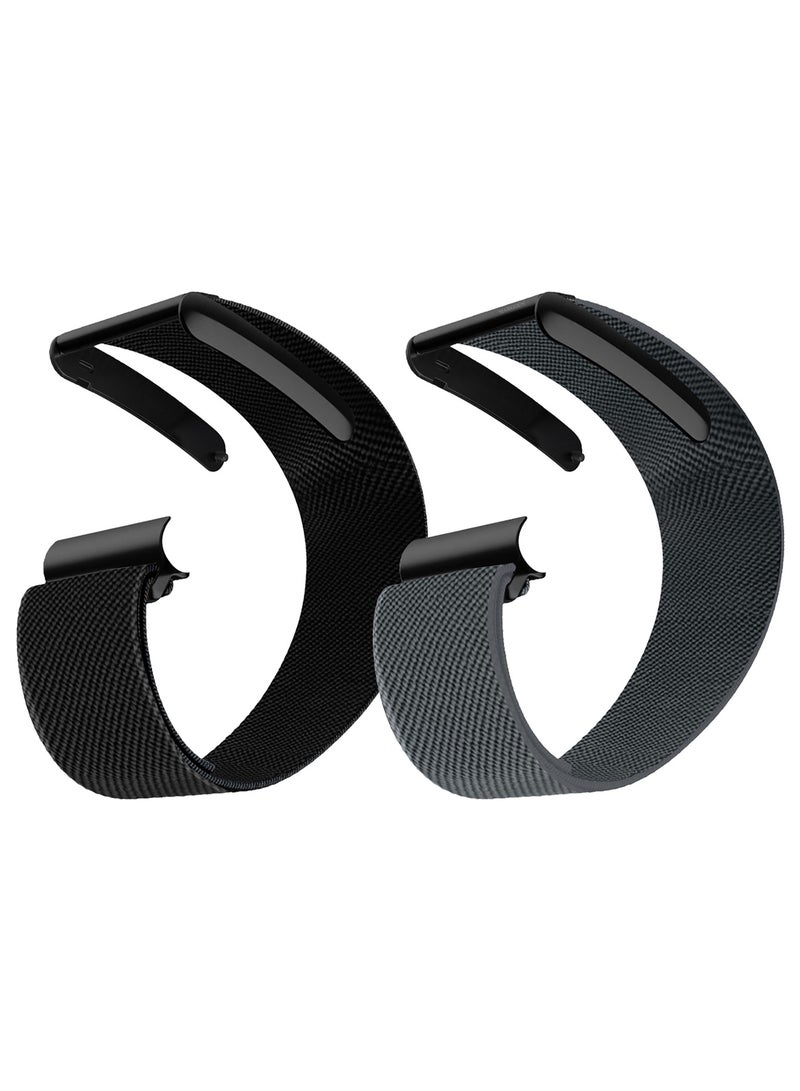 CATANES 2Packs Premium Adjustable Nylon Strap for WHOOP 5 – Lightweight & Breathable Replacement Band - Image 1