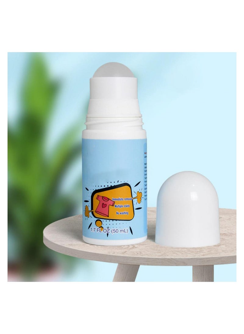 50 مللي مزيل البقع الأسطوانة غير الغسيل العالمي إزالة بقع القهوة البلاستيك مزيل البقع السحرية المتداول حبة للمنزل - Image 1