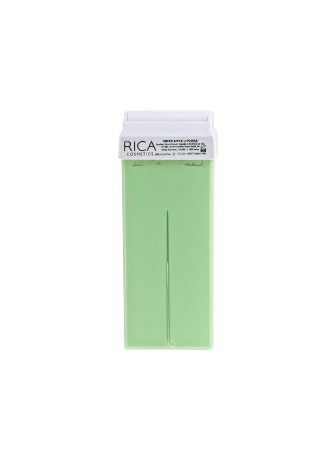 Rica Green Apple Roll On Wax Refill - 100 Ml  - Image 1