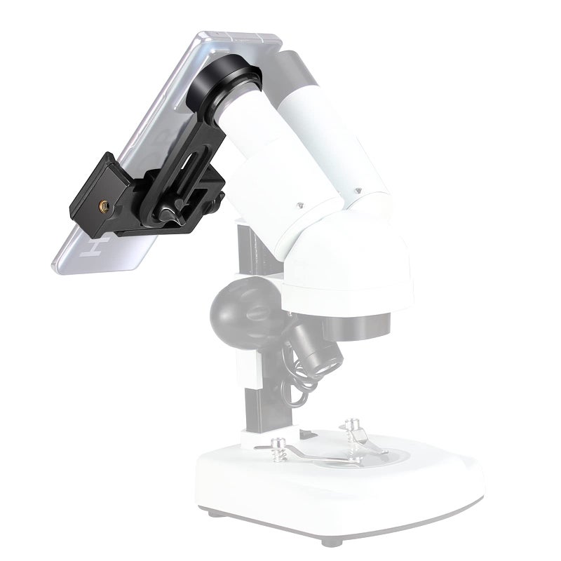 SOLOMARK Microscope Lens Cellphone Adapter, Microscope Smartphone Camera Adapter - for Microscope Eyepiece Tube 23.2mm, Built-in WF 16X Microscope Eyepiece - Image 5