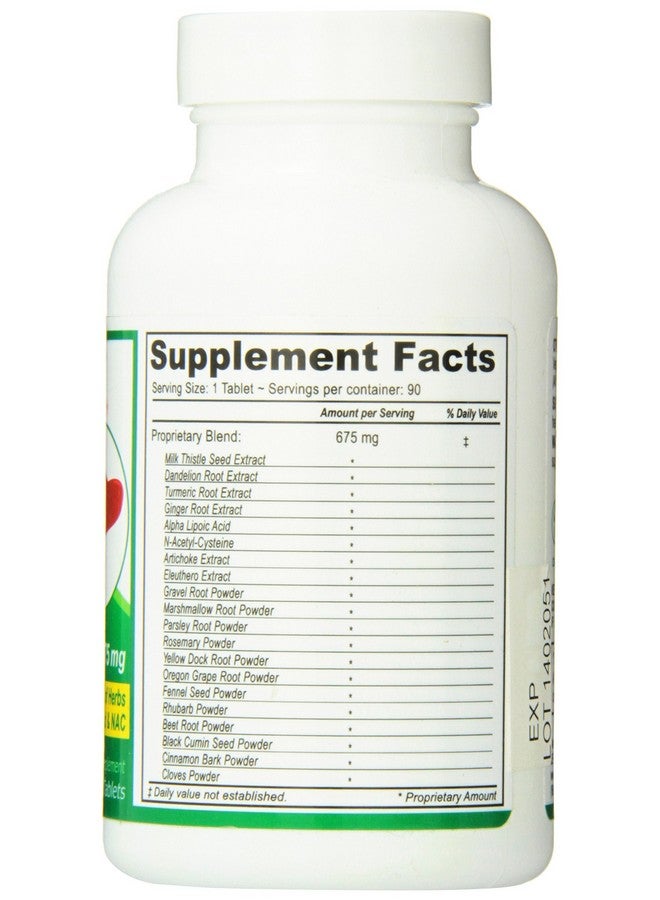 Deva Nutrition Vegetarian Supplements: Deva Nutrition Vegan Liver Support 675 Mg 90 Tablets - Image 3